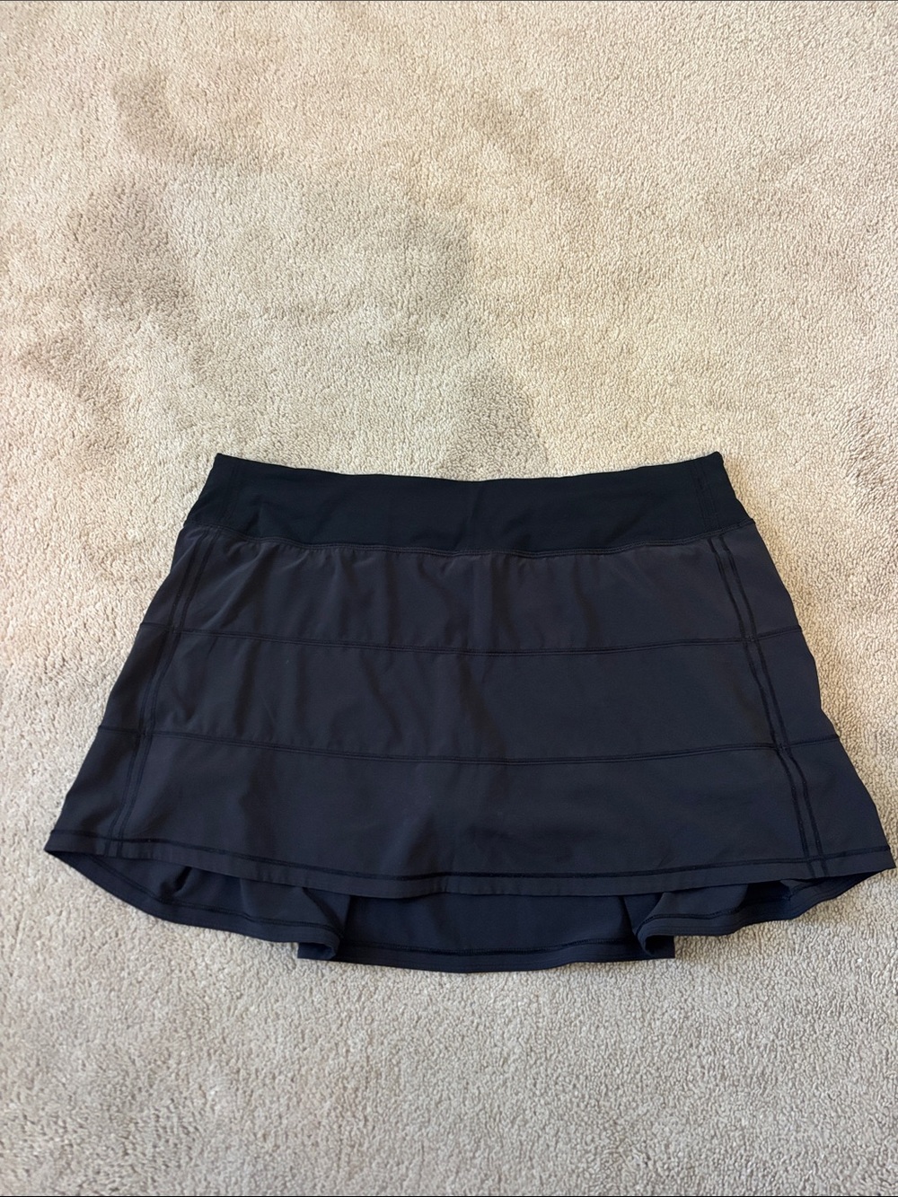 lululemon athletica black layered athletic skort